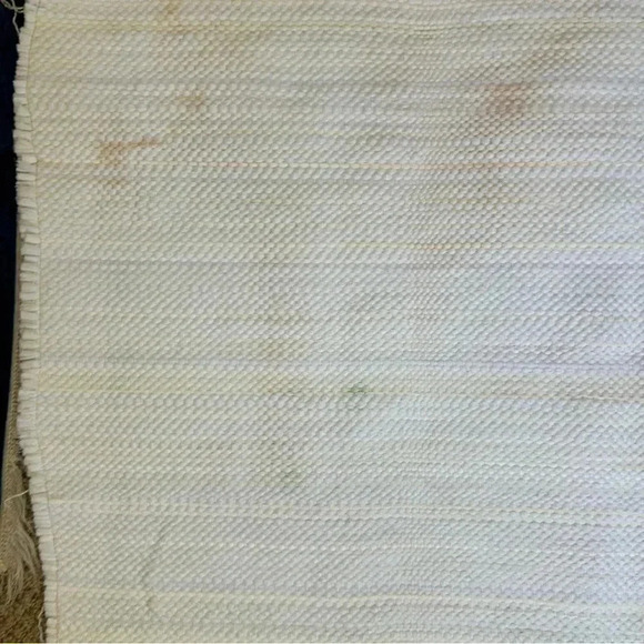 Vintage retro rug 24”x43” Mid Century styling. Santa, bells, candy canes, trees - Picture 6 of 9